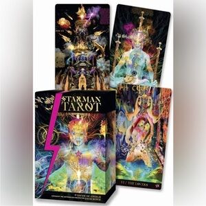 David Bowie Starman Tarot Deck Set with Guidebook and original box set